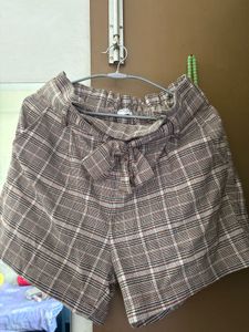Imported Casual Trendy Checkered Shorts