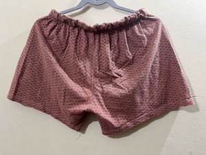 Patterned Casual Shorts