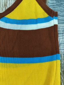 Striped Knit Tank Top