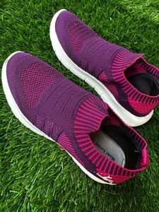 Stylish Purple Slip-On Shoes