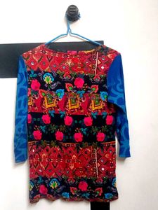 Desigual Colorful Print Top