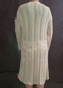 WOMAN GOLD CROCHET  SWEATER ❤️