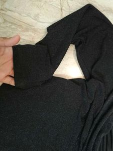 Black Off-Shoulder Top