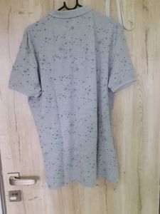 Grey Color Cotton T - Shirt Hardly Worn .