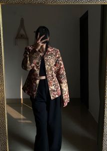 TAPESTRY Orange FLORAL JACKET 🍊