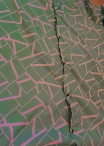 Geometric Shirt With Cotton Blend