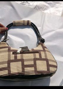 Stylish Plaid Pattern Handbag