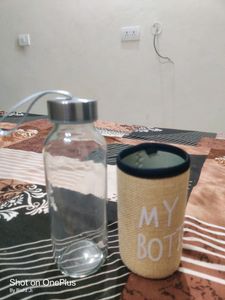 Glass Bottle With Cover