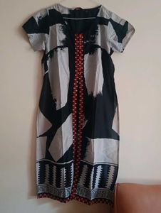 Stylish Black &amp; grey  Kurta with jacket