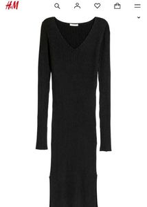 H&M Black Bodycon Dress