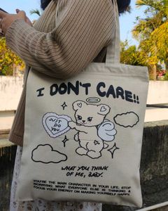 I Don't Care Tote Bag