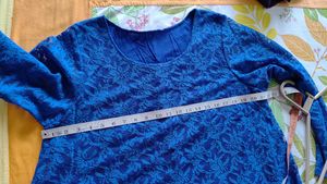 Blue Lace Top