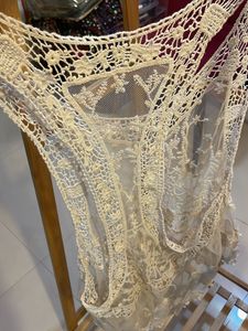 Boho Lace Detail Tank Top