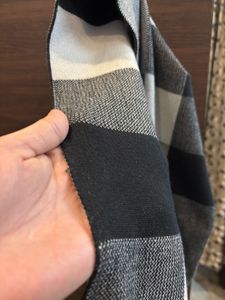 Stylish Black &amp; White Check Scarf