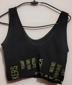 Black Sports Bra 28 Size
