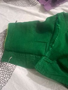 ...Beautiful Silk Saree With Stiched Blouse 34 To
