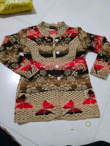 Vintage Floral Button-Up Cardigan
