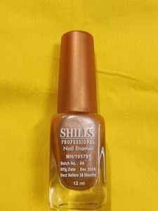 Bronze Shimmer Nail Paint By Shills Professional