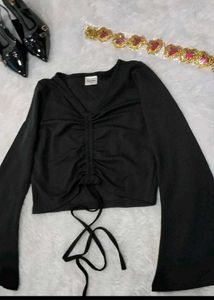 Black Long Sleeve Top