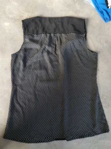 Polka Dot Sleeveless Top