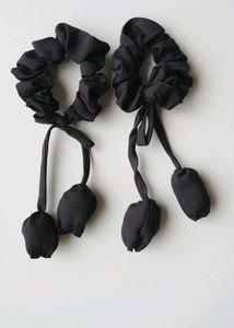 Black Scrunchie Set