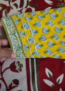 Yellow Floral Kurta Set