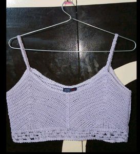 Lavender Crochet Top 💜