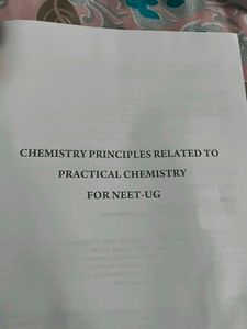 NEET-UG Chemistry Principles Book