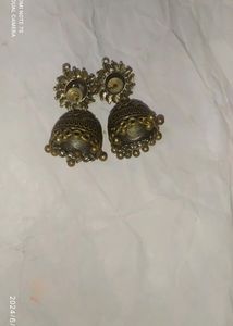 Oxidised Jhumka