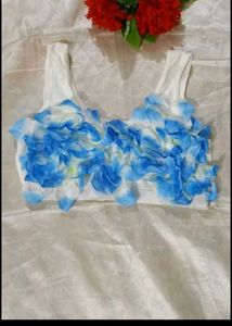 Blue Floral Tank Top