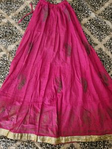 Vintage Pink Ethnic Skirt 🎀🪻