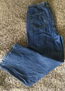 Wide Leg Denim Jeans