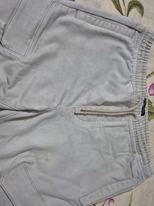 Light Grey Cargo Joggers