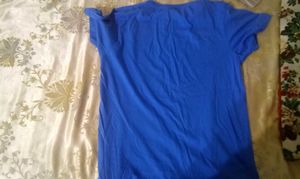 Regular Plain Blue T-Shirt ||