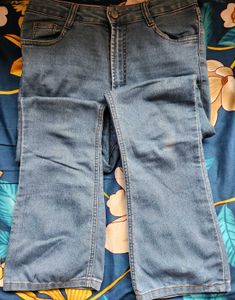 Light Wash High-Waisted Flare Jeans