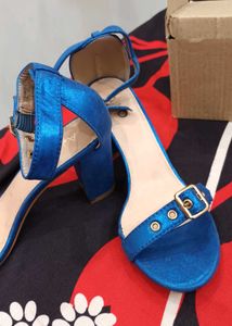 Ajio 3 To 4 Inch Heels Shiny Party Sandals...s