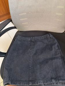 Denim Short Skirt