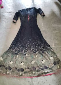 Black &amp; Gooden Geometric Print Gown