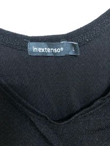 In Extenso Black Mini Dress