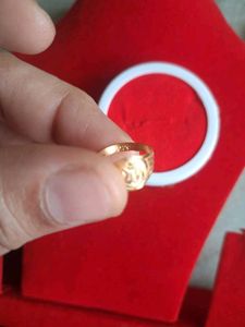 Gold Ring with Allah Design baby. rin