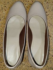 Beige Ladies Belly Shoes