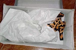 Leopard Print Kitten Heel Sandals