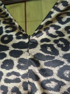 Leopard Print Mini Party Dress