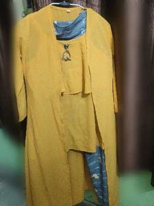 Girls' Yellow Top &amp; Pants Set