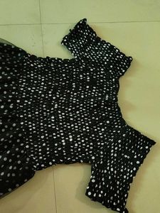 Polka Dot Maxi Dress