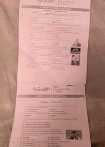 Study Material - Current Affairs