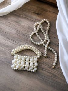 Pearl Beaded Handbag