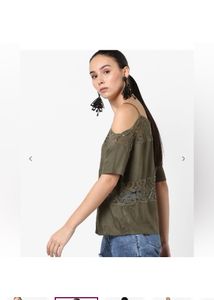 ONLYStrappy Top with Cold-Shoulder Sleeves
