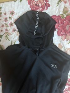 HRX Crop Black Training Hoodie