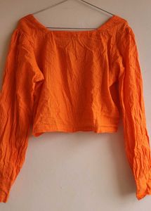 Orange Crop Top